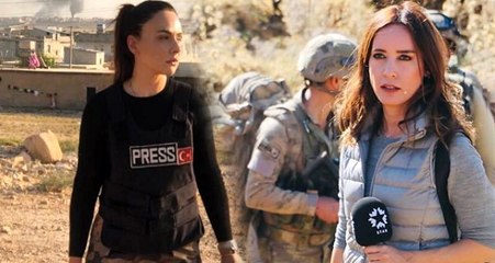 Buket Aydın'ın operasyon bölgesinin sınırında verdiği pozdan sonra Nazlı Çelik trend oldu