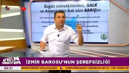 Beyaz TV sunucusundan İzmir Barosu'na çok sert tepki