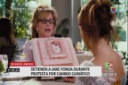 EEUU: Jane Fonda fue arrestada en protestas contra el cambio climático