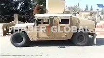Resulayn'da terör örgütünün zırhlısı ele geçirilerek Suriye Milli Ordusu'na verildi