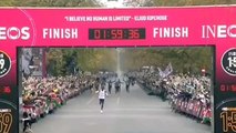 Kenyalı atlet Eliud Kipchoge, maratonu iki saatin altında koşan ilk sporcu olarak tarihe geçti