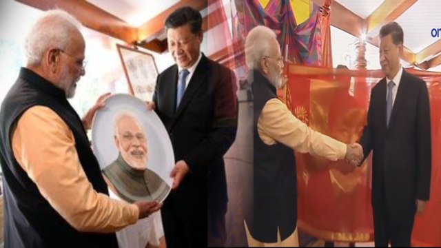 Modi Xi Jinping Express admiration by exchanging Gifts. Know the Gifts exchanged-வீடியோ