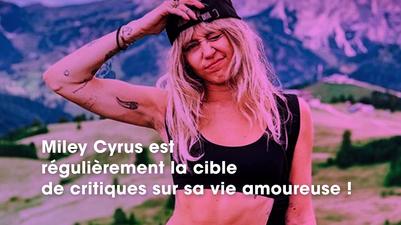 Critiquée sur sa vie amoureuse, Miley Cyrus se défend - titre insta : Miley Cyrus : vivement critiquée sur sa vie amoureuse, elle sort du silence et se défend !
