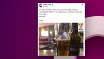 Manchester : il paye 100 000 livres pour une bière