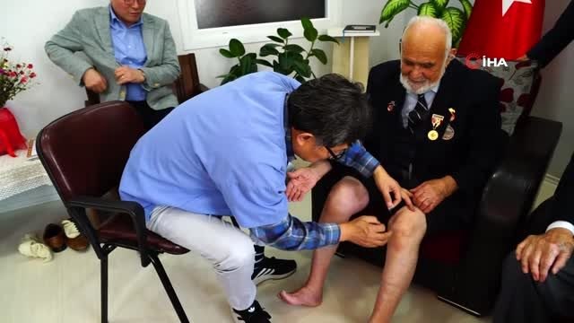 Güney Koreli doktorlardan gazilere akupunktur ve göz tedavisi