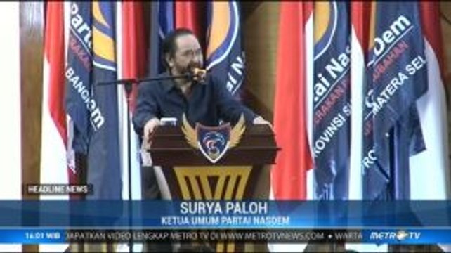 Surya Paloh Resmi Tutup Sekolah Legislatif Partai NasDem