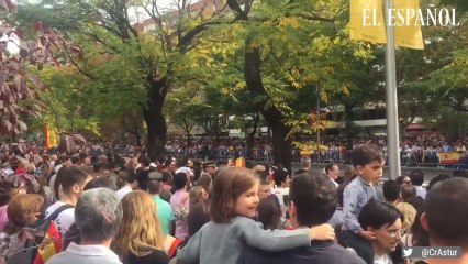 Abucheos a Sánchez en el desfile del 12 de octubre