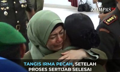 Tangis Irma Pecah, Setelah Proses Sertijab Selesai