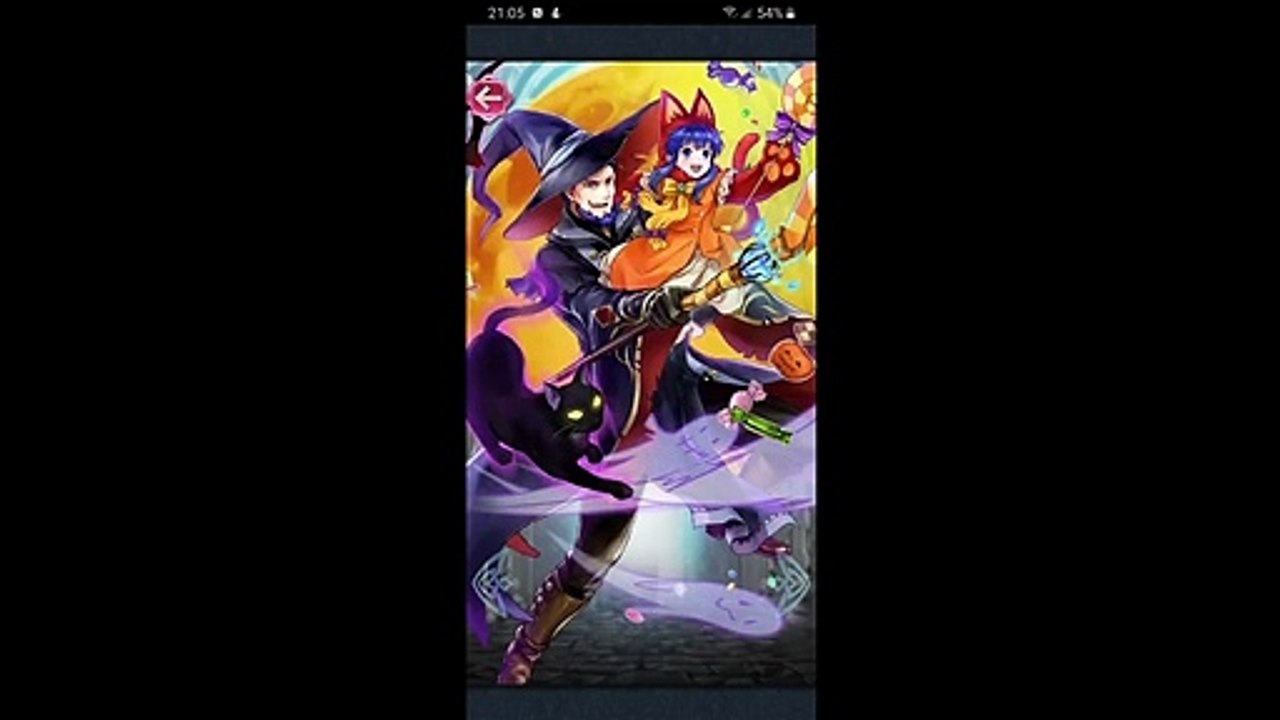 Fire Emblem Heroes - Halloween Hector and Lilina Duo Unit Showcase ( All Dialogue and animations )