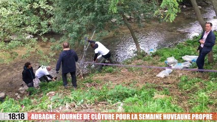 Aubagne : 50 m³ de déchets collectés le long de l'Huveaune