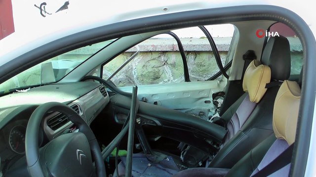 Havan mermisi otomobile isabet etti