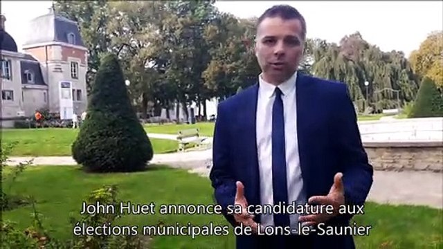 Lons-le-Saunier: John Huet annonce sa candidature aux élections municipales