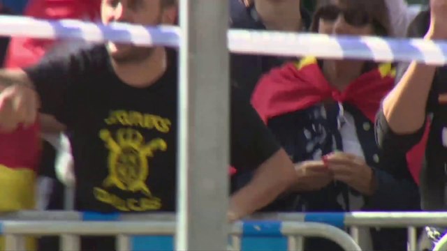 Pitos y abucheos a Pedro Sánchez en el desfile de Madrid con motivo del Día de la Fiesta Nacional