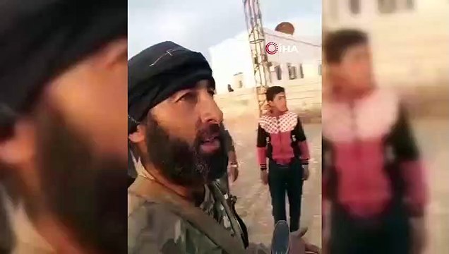 - Suriye Milli Ordusu, Köy Sakinleri Tarafından Sevinçle Karşılandı