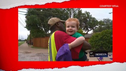 2-Year-Old Says Goodbye to His First BFF - The Garbage Collector