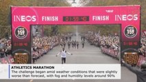Kenyan Kipchoge becomes 1st athlete to run sub-2 hour marathon