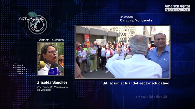 Griselda Sánchez: la paralización de la educación es promovida por Aristóbulo Istúriz