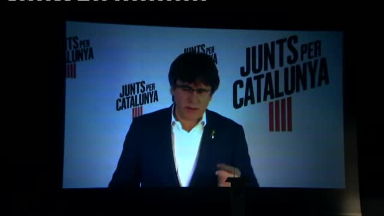 Torra y Puigdemont piden una respuesta "unitaria, pacífica y sin miedo" a la sentencia del 'procés'