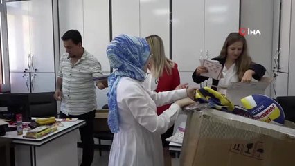 Bin 450 kilometre uzaklıkta bulunan hiç görmedikleri öğrencilerle gönül bağı kurdular