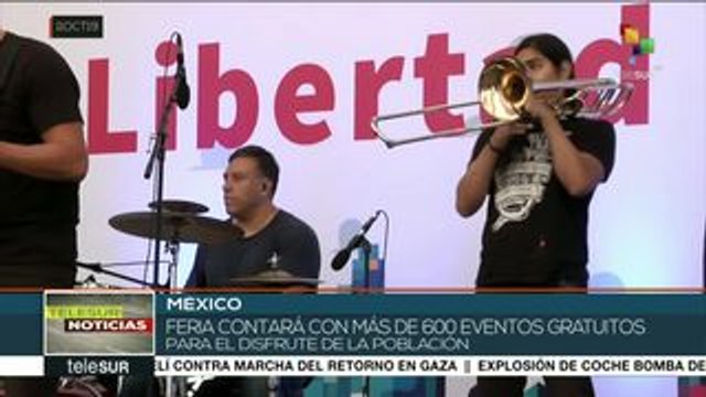 México inaugura la 19 Feria Internacional del Libro del Zócalo