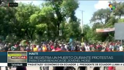 Haití: 1 muerto durante protestas que exigen renuncia de Jovenel Moise