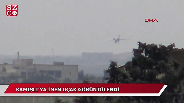 Esad'a ait kargo uçağı PYD/YPG kontrolündeki Kamışlı'ya indi!