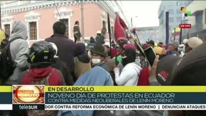 Ecuador sigue en paro nacional para exigir derogación de paquetazo