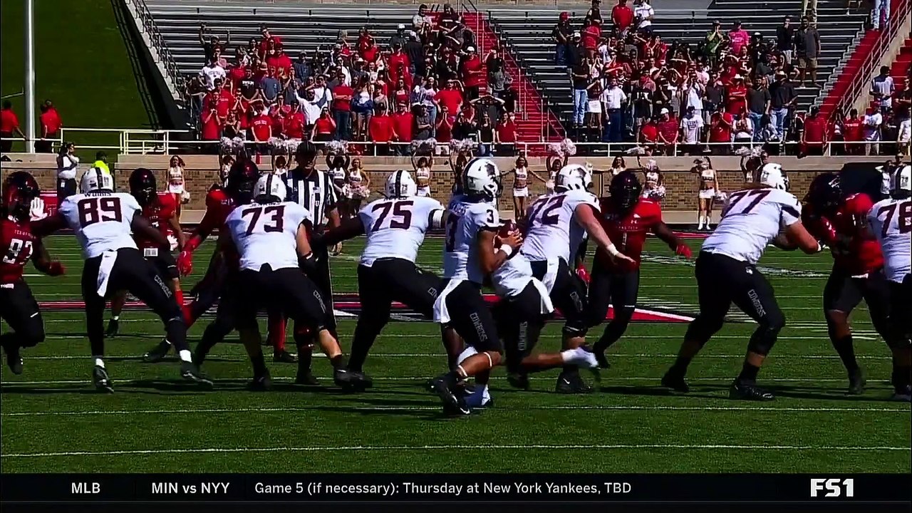 Chuba Hubbard vs Texas Tech 2019