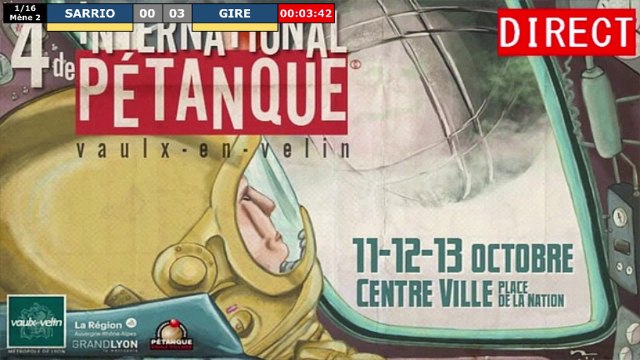 International à pétanque de Vaulx-en-Velin 2019 : 16ème SARRIO vs GIRE