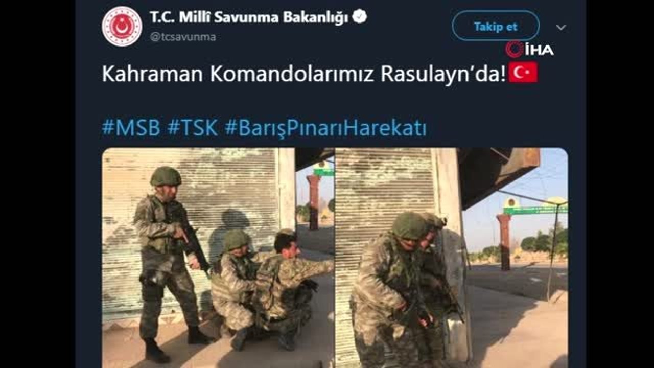 Türk askeri Rasulayn'da