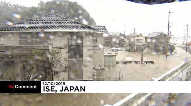 NO COMMENT | Derrubios e inundaciones en Japón por el tifón Hagibis