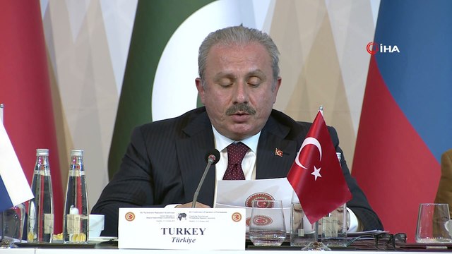 TBMM Başkanı Şentop, 3. Parlamento Başkanları Konferansının kapanış konuşmasını gerçekleştirdi