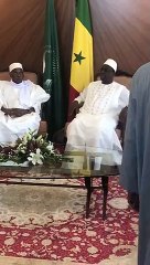 Les retrouvailles de Wade et Macky au palais en images