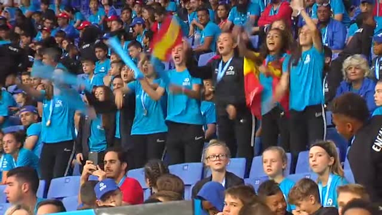 Las chicas del RCD Espanyol, campeonas de la Danone Nations Cup