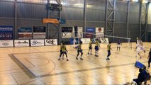 Volley-ball - La balle de match victorieuse d'Epinal face à Saint-Brieuc