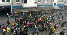 Terör örgütü yandaşları Almanya'da Türk derneği ve marketine saldırdı: 3 yaralı