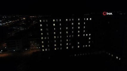 Öğrenciler 'Barış' yazarak Mehmetçiğe destek verdi