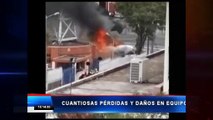VIDEO | QUITO: Vándalos causan destrozos en canal Teleamazonas