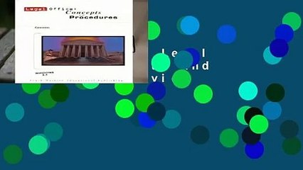 Full version  Legal Office: Concepts and Procedures  Review