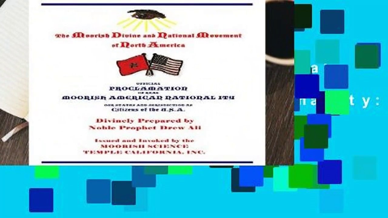 About For Books  Official Proclamation of Real Moorish American Nationality: Our Status and