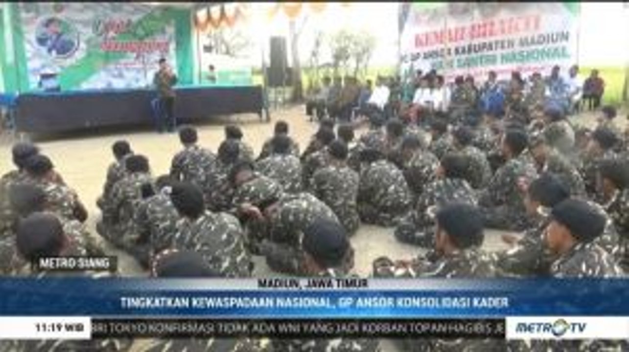 Banser NU Serukan Perang Terbuka Terhadap Terorisme