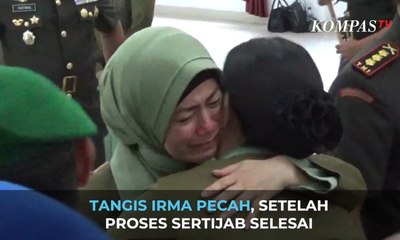 Tangis Irma Pecah, Setelah Proses Sertijab Selesai