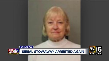 Serial stowaway, Marilyn Hartman, arrested at Chicago airport again