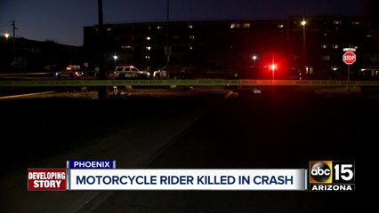 Motorcyclist killed in collision in Phoenix