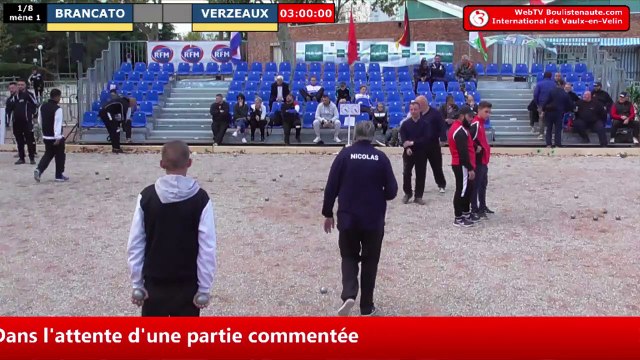 International à pétanque de Vaulx-en-Velin 2019 : Huitième BRANCATO vs VERZEAUX