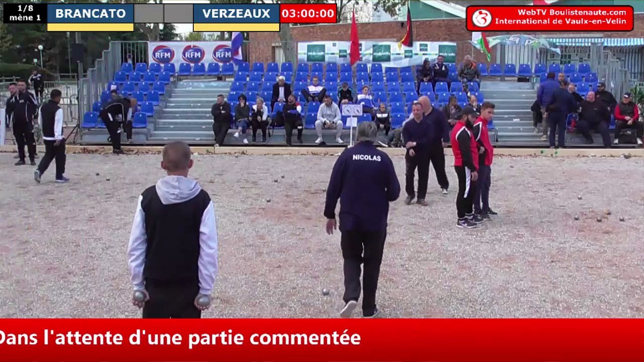 International à pétanque de Vaulx-en-Velin 2019 : Huitième BRANCATO vs VERZEAUX
