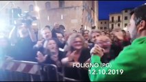 Salvini a Foligno acclamato dalla folla (12.10.19)