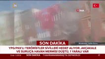 YPG/PKK'lı teröristler sivilleri hedef alıyor