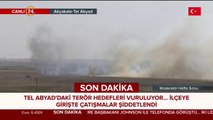 Tel Abyad'da terör hedefleri vuruluyor!