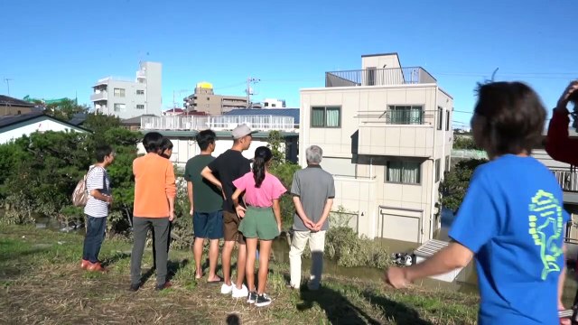 Tod und Zerstörung durch Taifun Hagibis in Japan